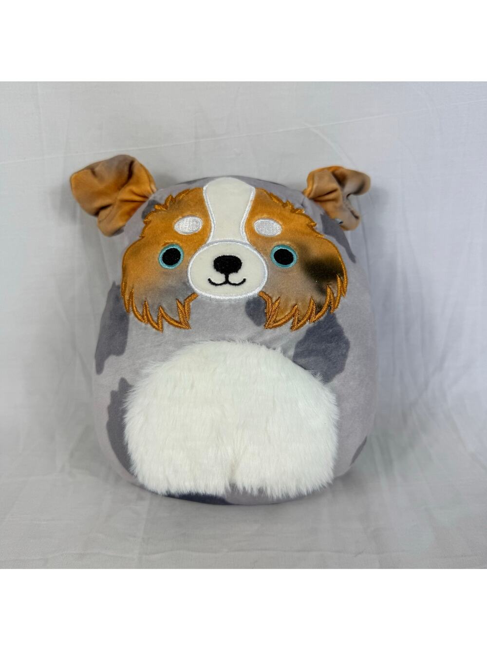 Raylor Australian Shepherd Squishmallow 6” Stuffed Animal Plush Dog Gray Spots